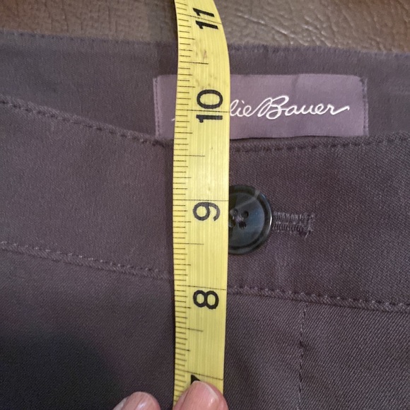 Eddie Bauer dark gray pants size 8 long tall.  New without tags - Picture 7 of 8